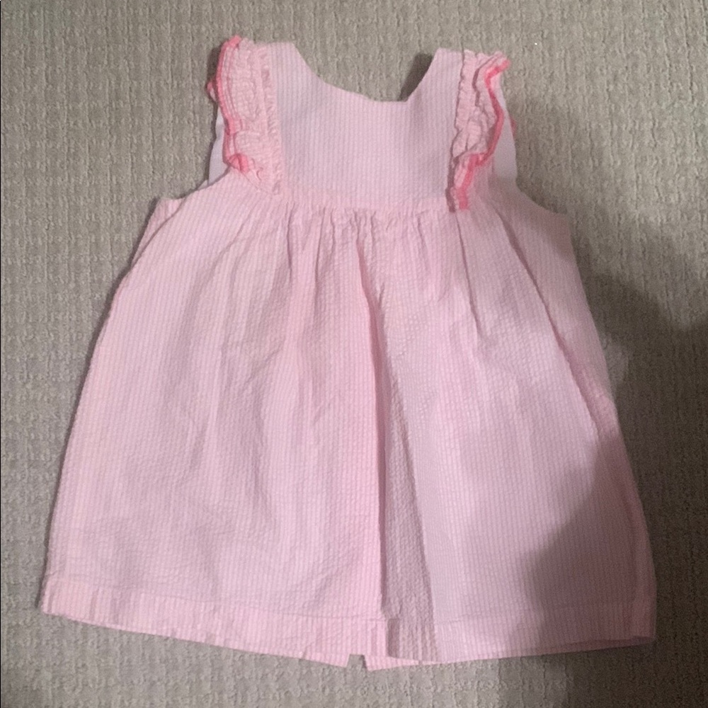 Bella Bliss Pink Sleeveless Ruffled Tiered Dress